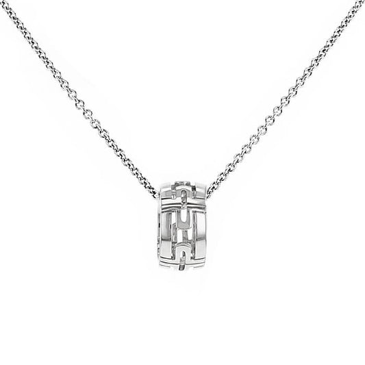 [RAFFINE]COLLAR PARENTESI PLATA