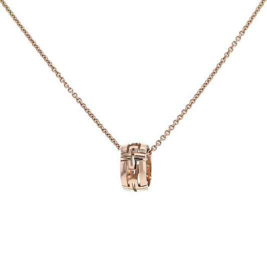[RAFFINE]COLLAR PARENTESI ORO ROSA