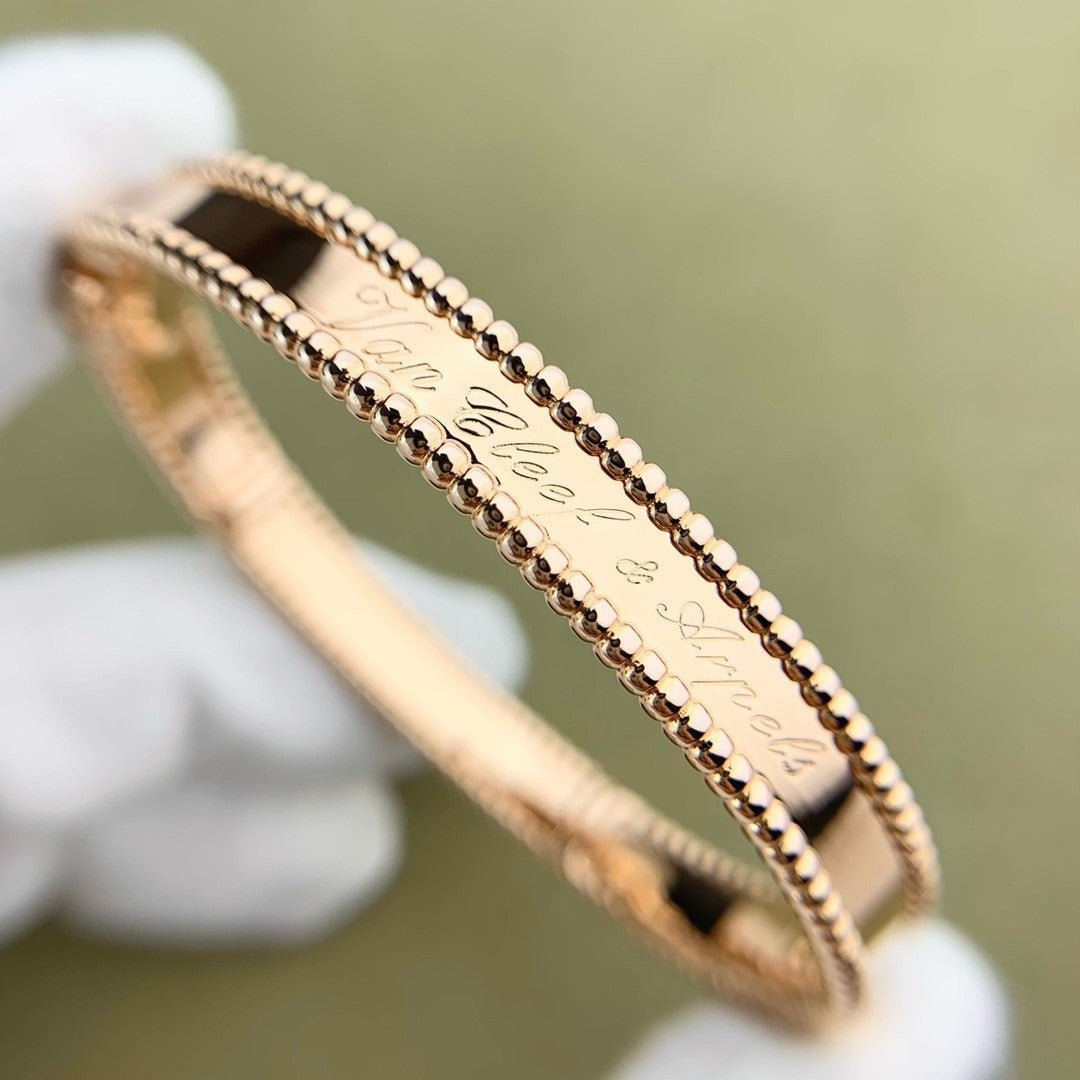 [LUXE]CLOVER PERLEE BRACELET SIGNATURE ENGRAVING SERIES