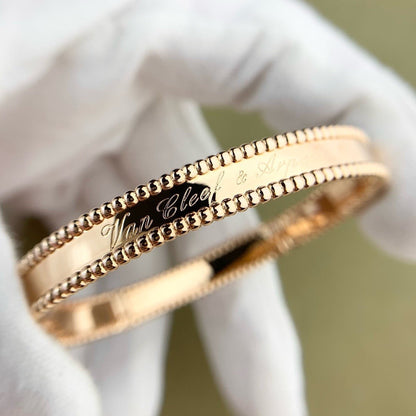 [LUXE]CLOVER PERLEE BRACELET SIGNATURE ENGRAVING SERIES