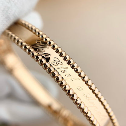 [LUXE]CLOVER PERLEE BRACELET SIGNATURE ENGRAVING SERIES