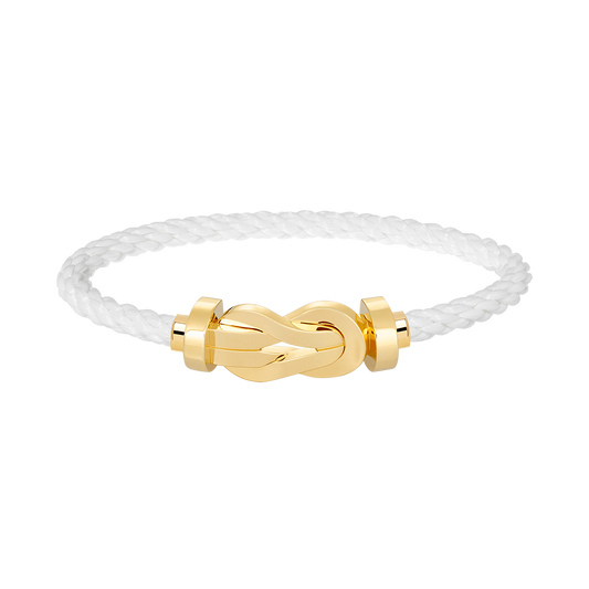 [RAFFINE]CHANCE LARGE 8 FIGURE BUCKLE NO DIAMOND BRACELET GOLD