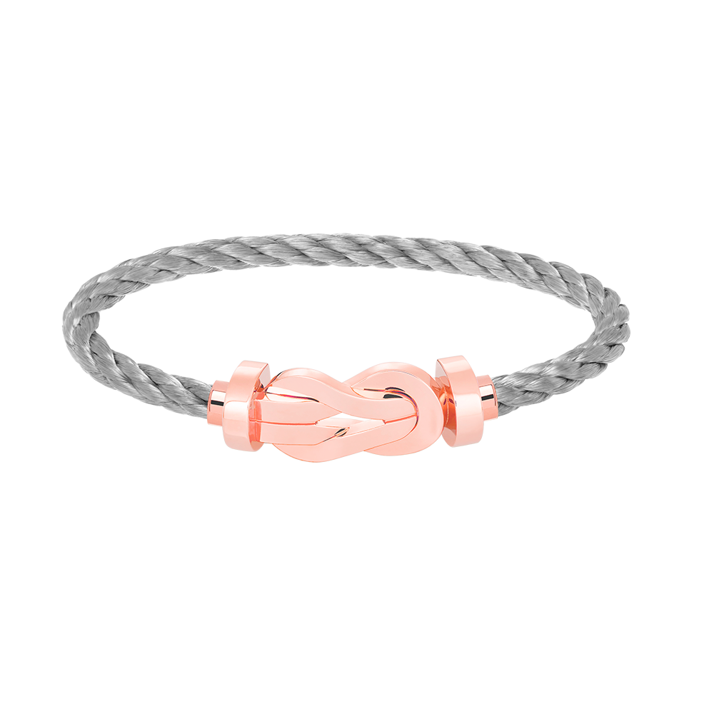 [RAFFINE]CHANCE LARGE 8 FIGURE BUCKLE NO DIAMOND BRACELET ROSE GOLD