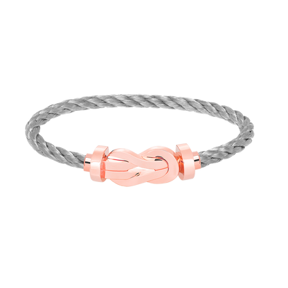 [RAFFINE]CHANCE LARGE 8 FIGURE BUCKLE NO DIAMOND BRACELET ROSE GOLD