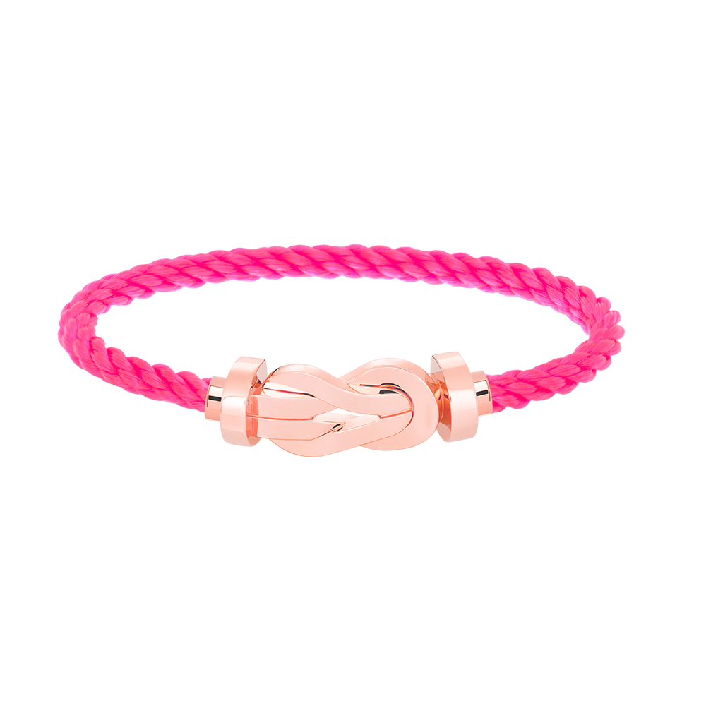 [RAFFINE]CHANCE LARGE 8 FIGURE BUCKLE NO DIAMOND BRACELET ROSE GOLD