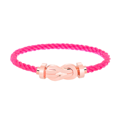 [RAFFINE]CHANCE LARGE 8 FIGURE BUCKLE NO DIAMOND BRACELET ROSE GOLD