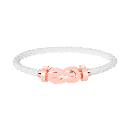 [RAFFINE]CHANCE LARGE 8 FIGURE BUCKLE NO DIAMOND BRACELET ROSE GOLD