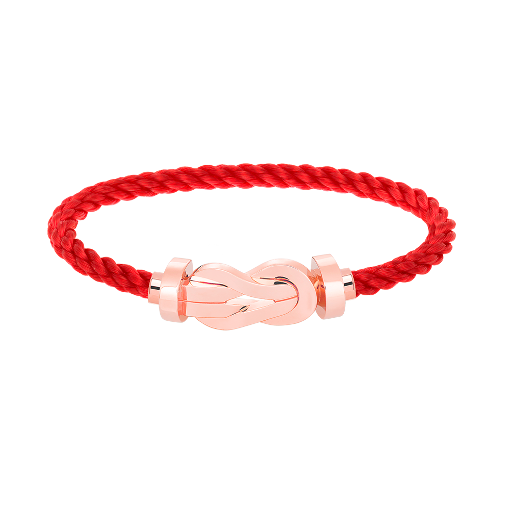 [RAFFINE]CHANCE LARGE 8 FIGURE BUCKLE NO DIAMOND BRACELET ROSE GOLD