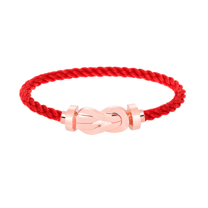 [RAFFINE]CHANCE LARGE 8 FIGURE BUCKLE NO DIAMOND BRACELET ROSE GOLD