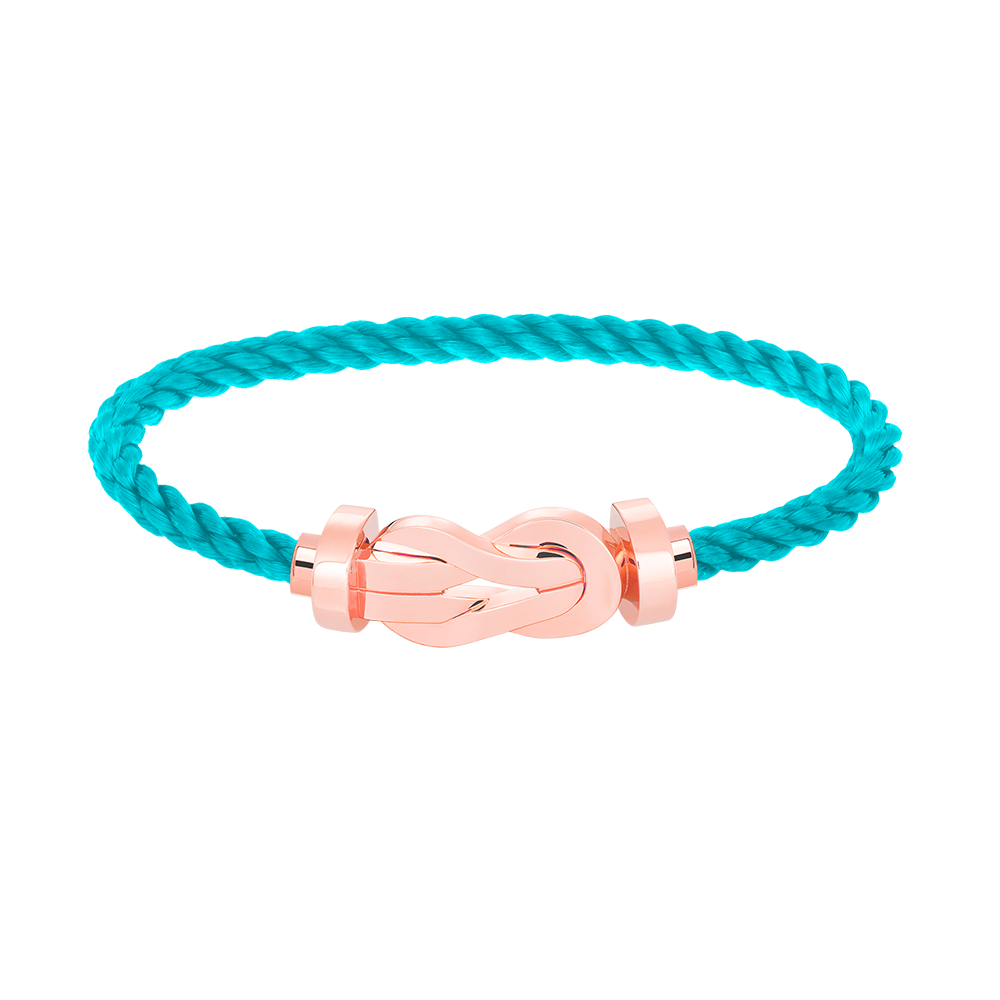 [RAFFINE]CHANCE LARGE 8 FIGURE BUCKLE NO DIAMOND BRACELET ROSE GOLD
