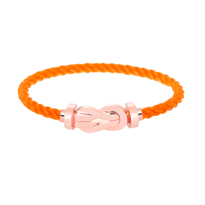 [RAFFINE]CHANCE LARGE 8 FIGURE BUCKLE NO DIAMOND BRACELET ROSE GOLD