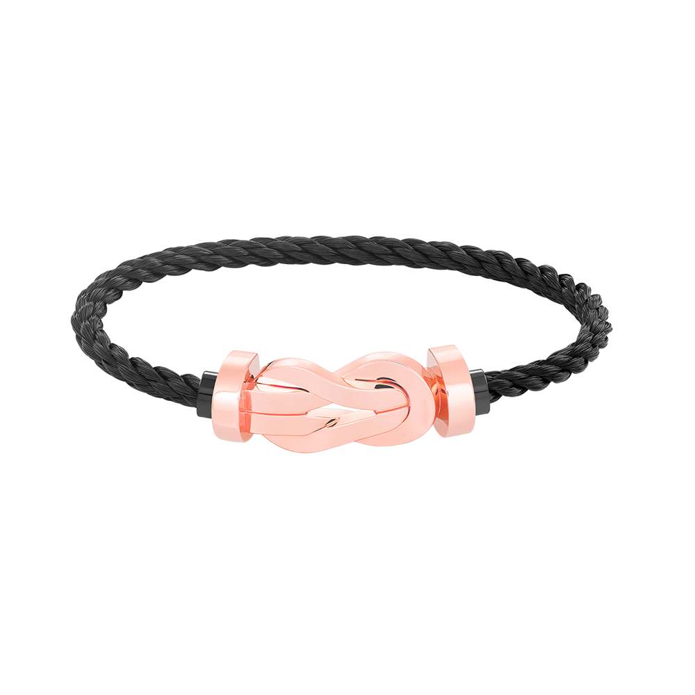 [RAFFINE]CHANCE LARGE 8 FIGURE BUCKLE NO DIAMOND BRACELET ROSE GOLD