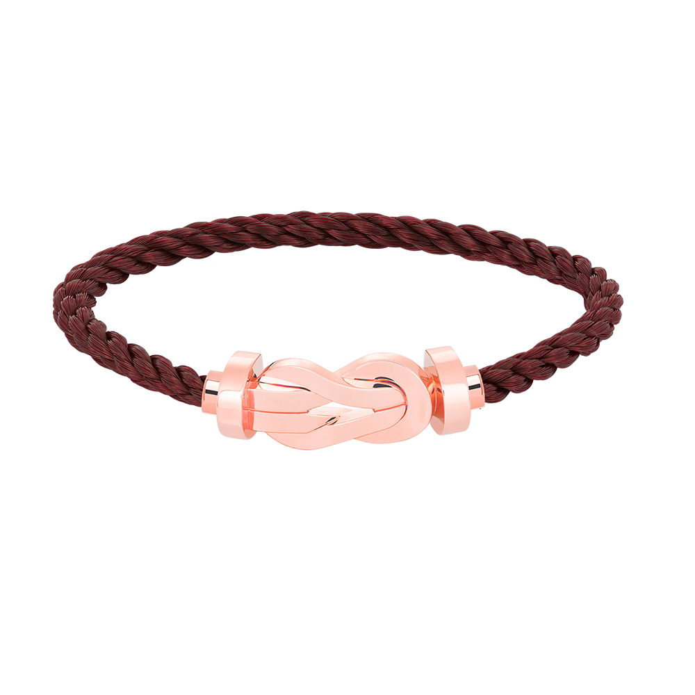 [RAFFINE]CHANCE LARGE 8 FIGURE BUCKLE NO DIAMOND BRACELET ROSE GOLD