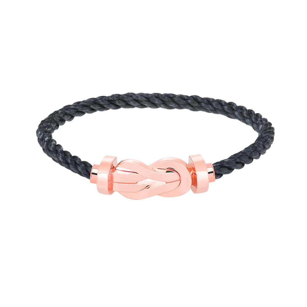 [RAFFINE]CHANCE LARGE 8 FIGURE BUCKLE NO DIAMOND BRACELET ROSE GOLD