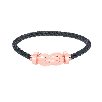 [RAFFINE]CHANCE LARGE 8 FIGURE BUCKLE NO DIAMOND BRACELET ROSE GOLD