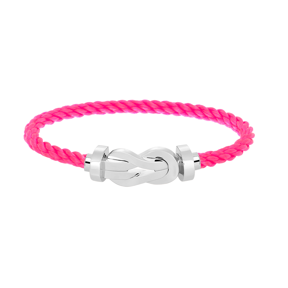 [RAFFINE]CHANCE LARGE 8 FIGURE BUCKLE NO DIAMOND BRACELET SILVER