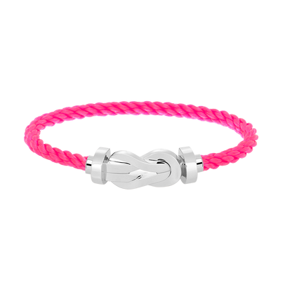 [RAFFINE]CHANCE LARGE 8 FIGURE BUCKLE NO DIAMOND BRACELET SILVER