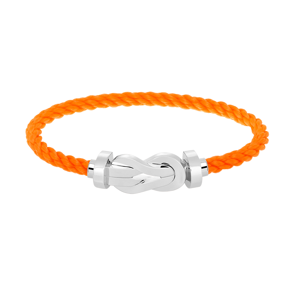 [RAFFINE]CHANCE LARGE 8 FIGURE BUCKLE NO DIAMOND BRACELET SILVER
