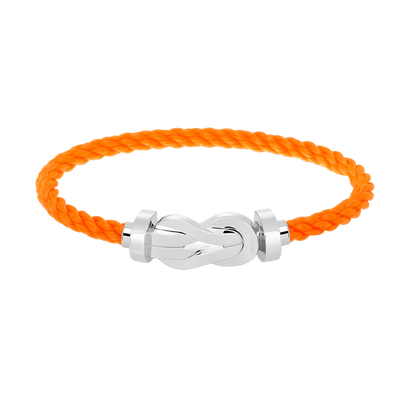 [RAFFINE]CHANCE LARGE 8 FIGURE BUCKLE NO DIAMOND BRACELET SILVER