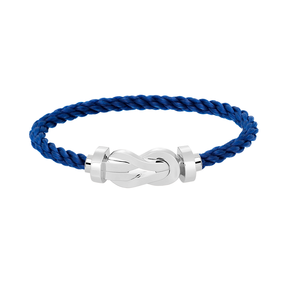 [RAFFINE]CHANCE LARGE 8 FIGURE BUCKLE NO DIAMOND BRACELET SILVER