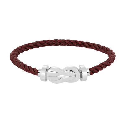 [RAFFINE]CHANCE LARGE 8 FIGURE BUCKLE NO DIAMOND BRACELET SILVER