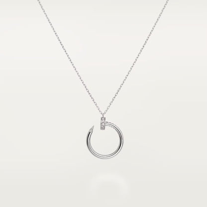 [Raffine]JUSTE NECKLACE HALF DIAMOND