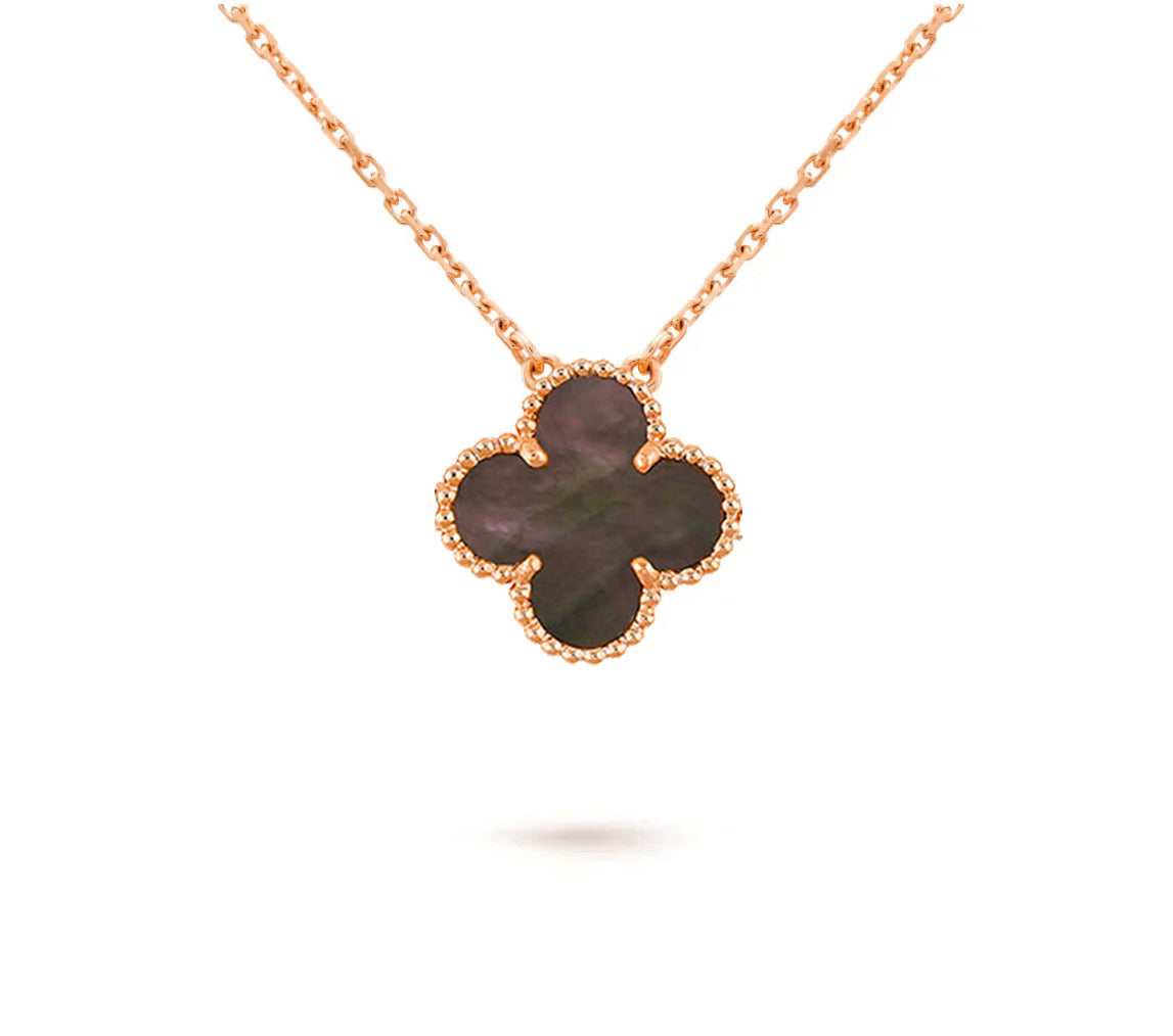 [LUXE]CLOVER 15MM SINGLE FLOWER NECKLACE COLLECTION