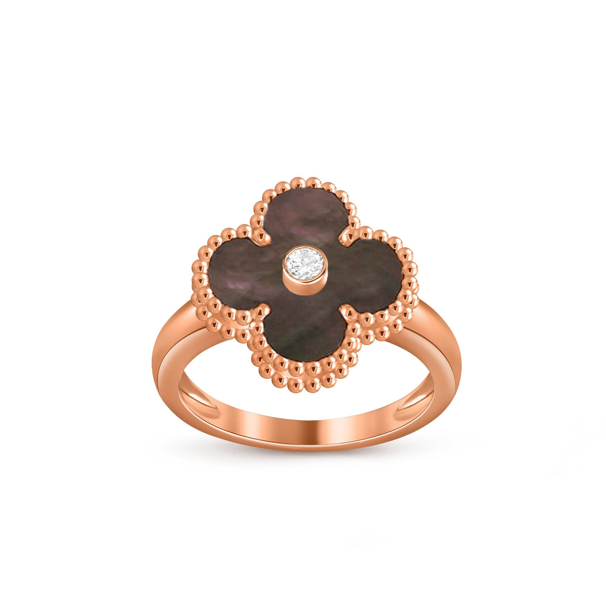 [LUXE]CLOVER DIAMOND RING ROSE GOLD COLLECTION