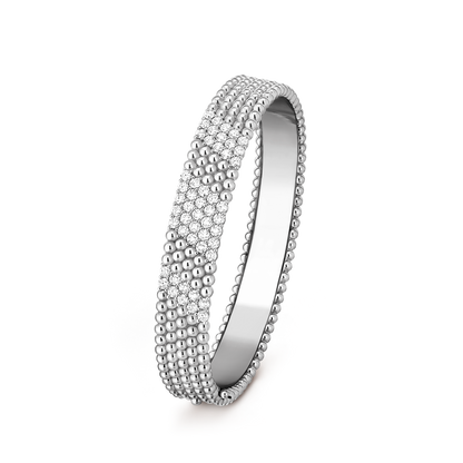 [RAFFINE]  FIVE-ROW DIAMOND BRACELET