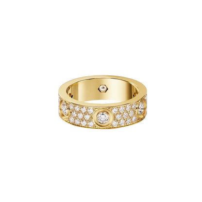 [Raffine]LOVE 5.5MM FULL-PAVE 6-DIAMOND RING