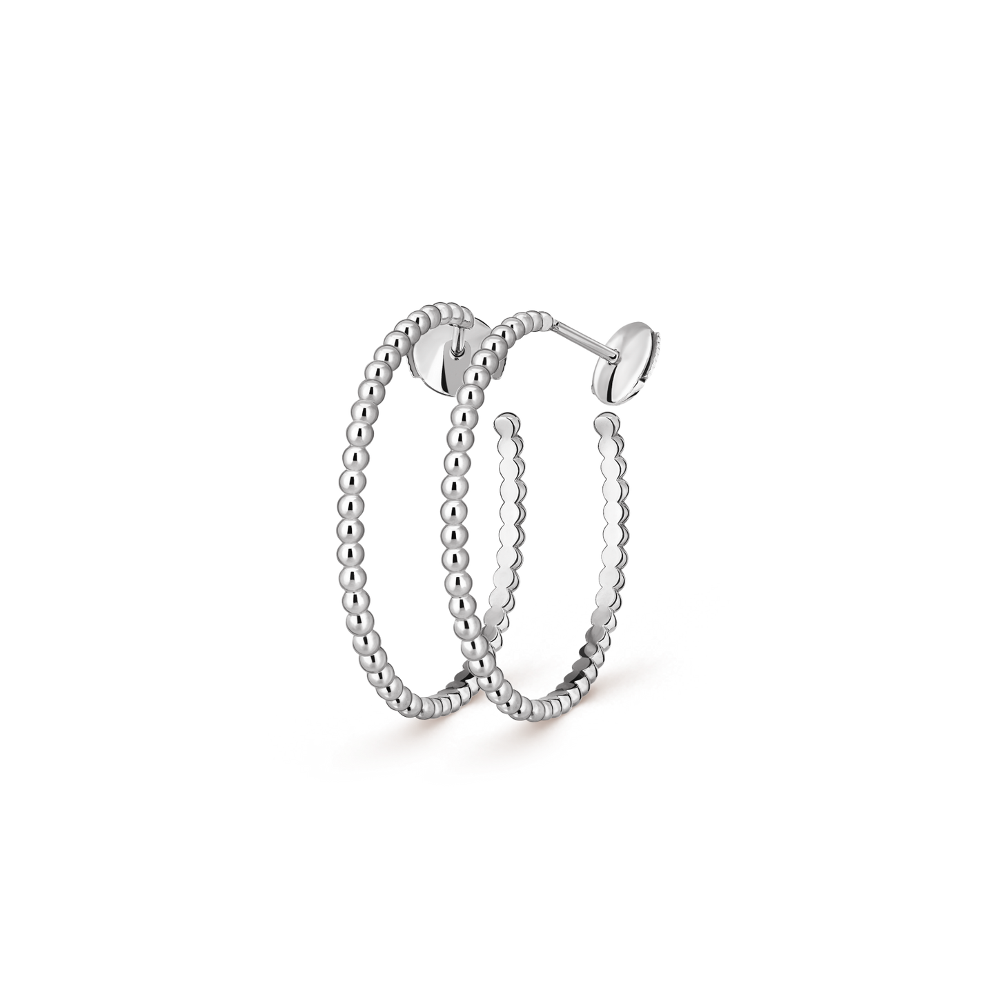 [RAFFINE] SMOOTH BEAD STUD EARRINGS