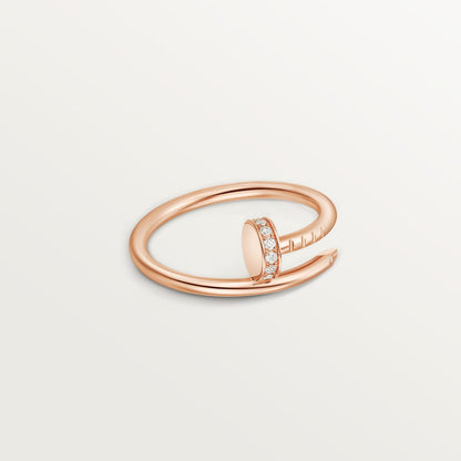 [Raffine]JUSTE 1.8MM HALF DIAMOND RING