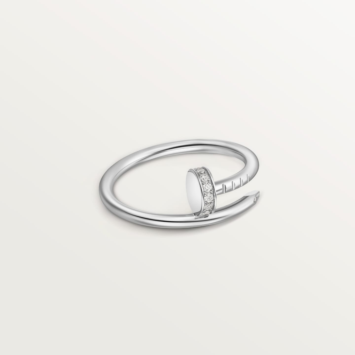 [Raffine]JUSTE 1.8MM HALF DIAMOND RING