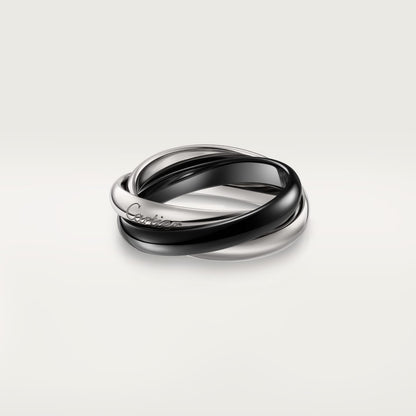 [Raffine]TRINITY 3.2MM RING BLACK CERAMIC
