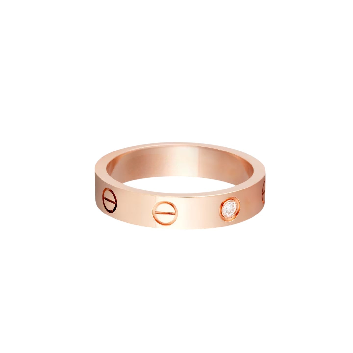 [Raffine]LOVE 4MM 1 DIAMOND RING