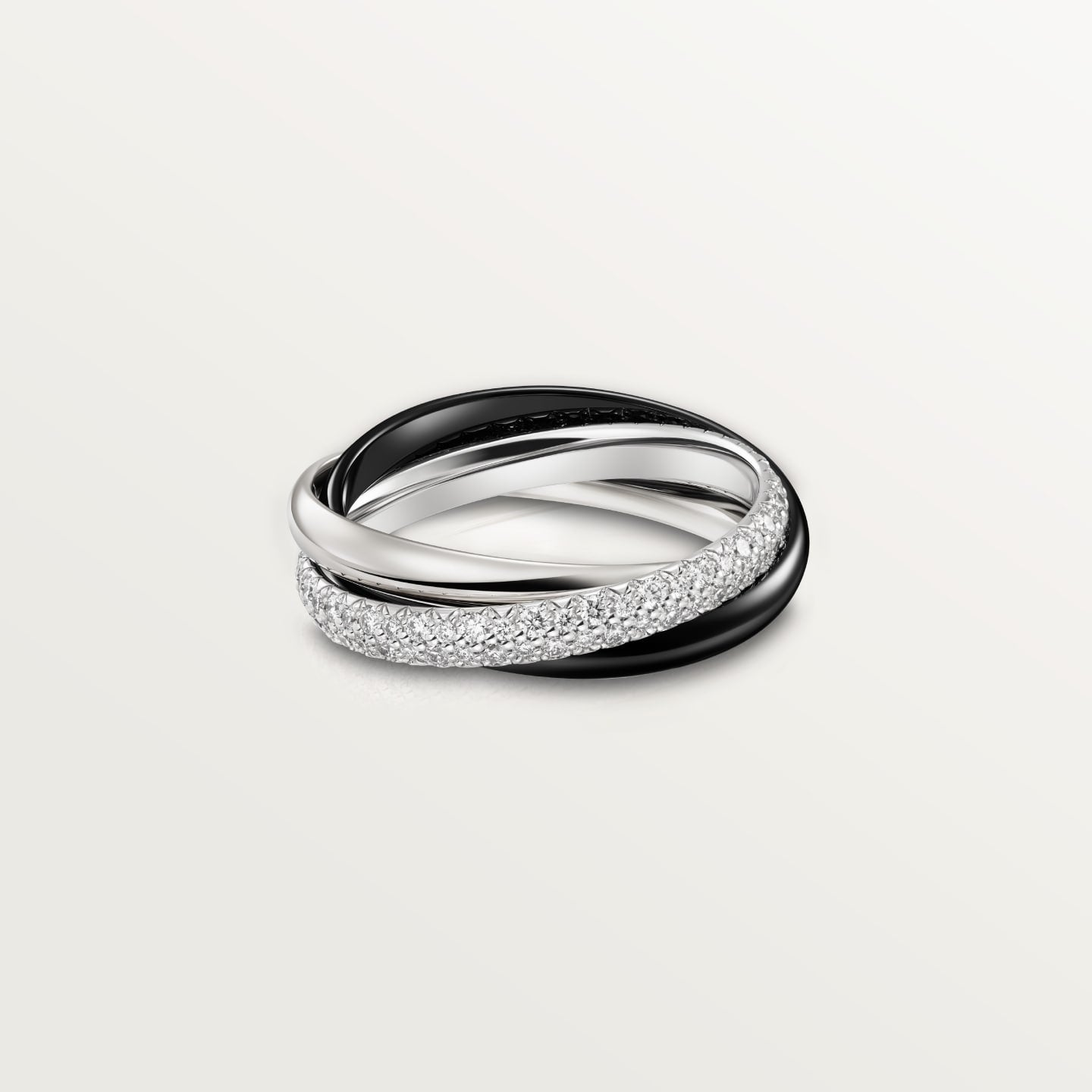[Raffine]TRINITY 3.2MM RING BLACK CERAMIC