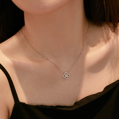 [RAFFINE]Exquisito collar de corte princesa con forma de flor