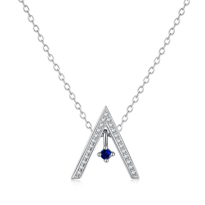 [RAFFINE]Collar brillante en forma de "A"