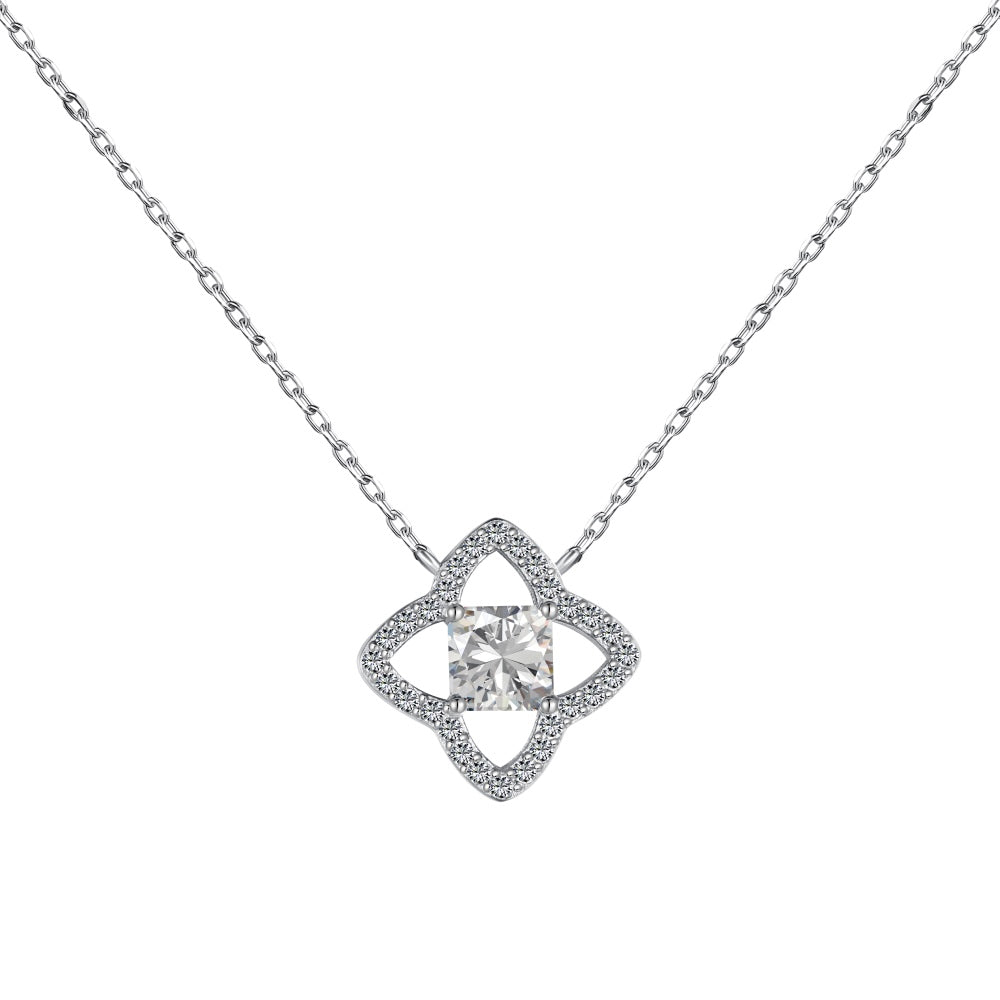 [RAFFINE]Exquisito collar de corte princesa con forma de flor
