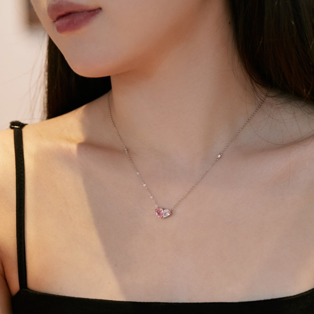 [RAFFINE]Collar único en forma de corazón