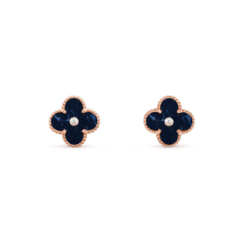 [LUXE]CLOVER  15MM DIAMOND EARRINGS COLLECTION