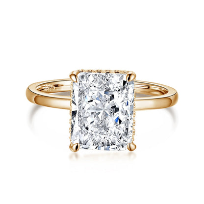 [RAFFINE]4.0 Carat Ornate Enchanting Radiand Cut Banquet Ring