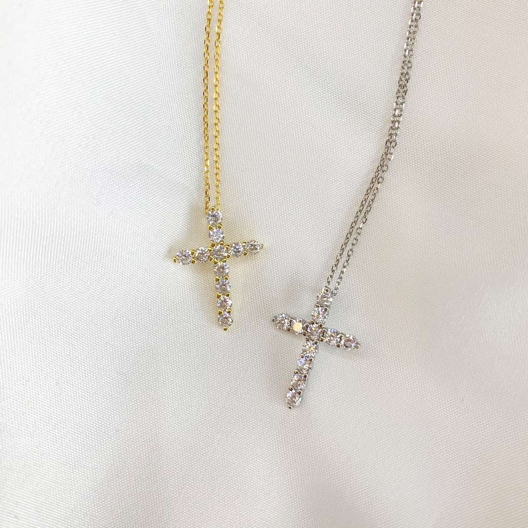 [RAFFINE]Collar único en forma de cruz
