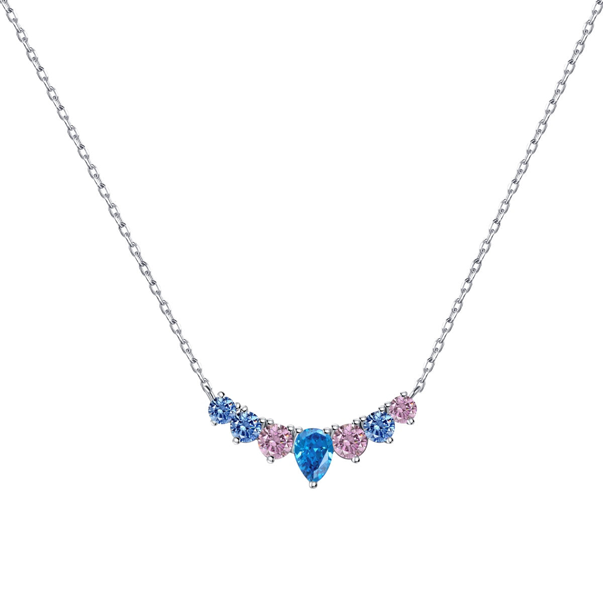 [RAFFINE]Dainty Colorful Heart Necklace