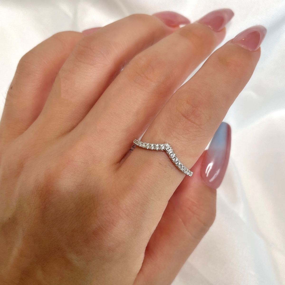 [RAFFINE]Elaborate Tennis Band Ring