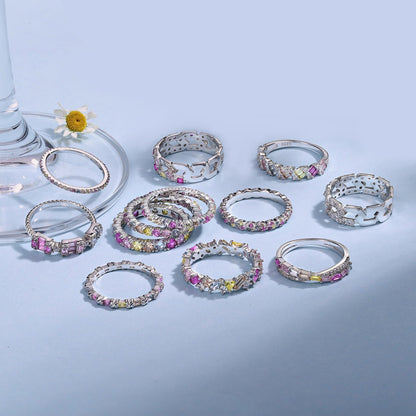 [RAFFINE]Radiant Sparkling Round Cut Daily Ring