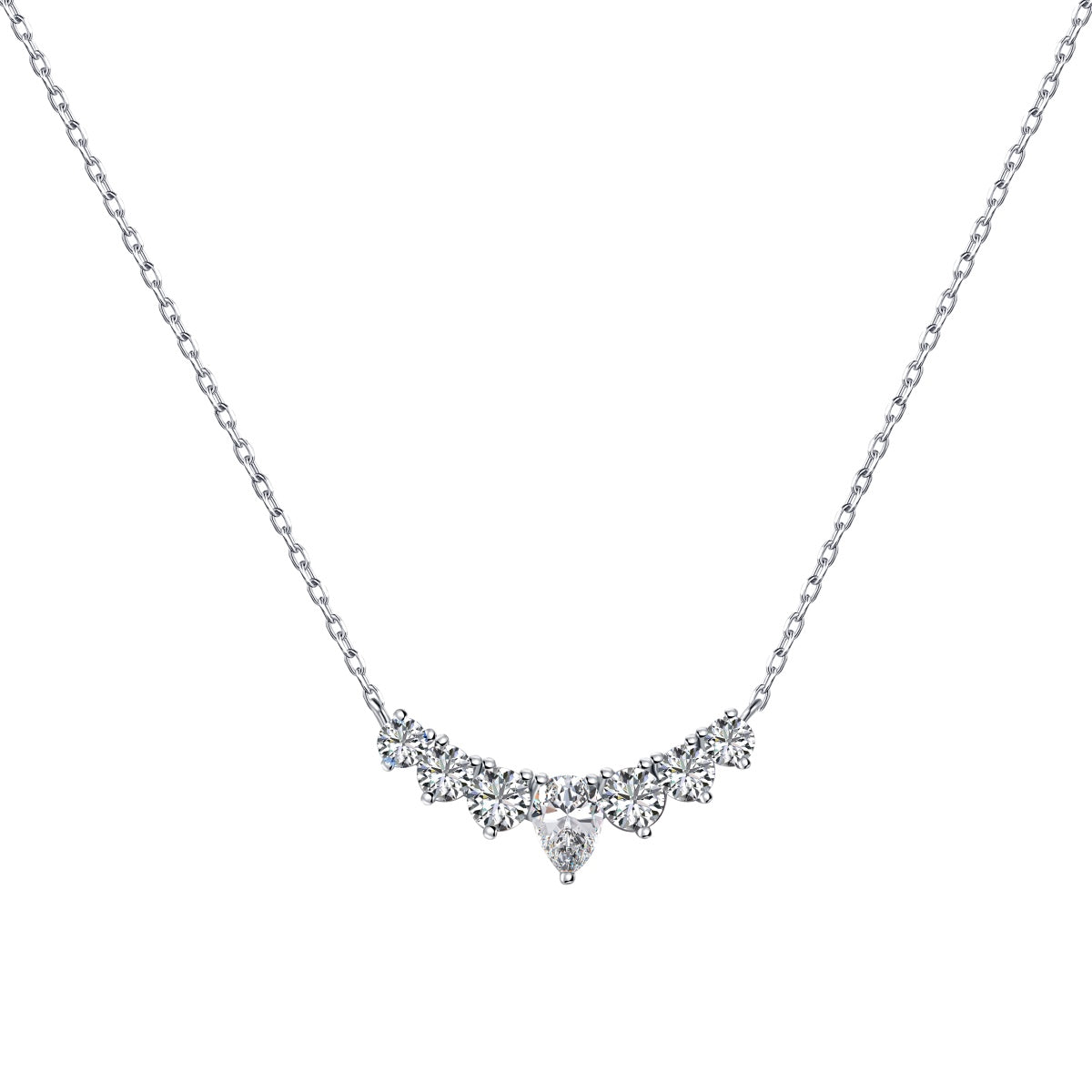 [RAFFINE]Dainty Colorful Heart Necklace