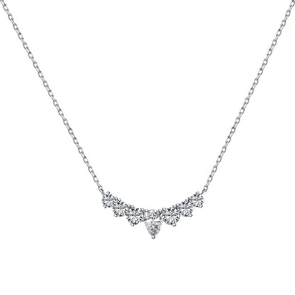[RAFFINE]Dainty Colorful Heart Necklace