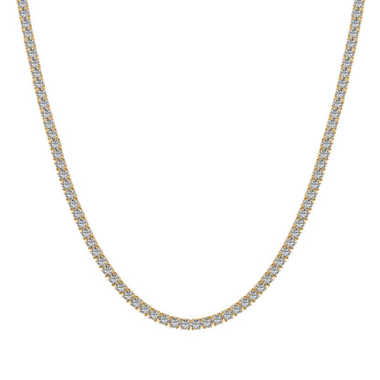 [RAFFINE]Delicado collar de tenis redondo