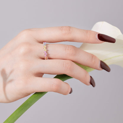[RAFFINE]Mixed Colorful Square Staggered Rings